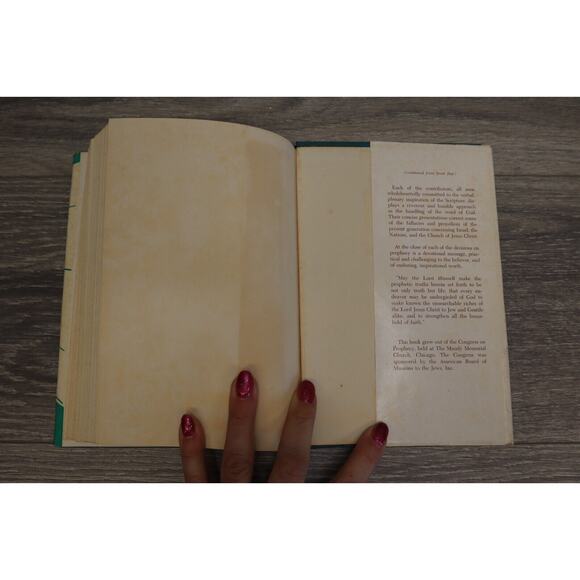 Vintage Focus On Prophecy Hardback Book Messages Delivered At The Congress - Picture 10 of 10